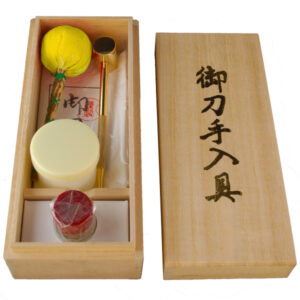 Kit de limpieza para espadas samurai, katana japonesa