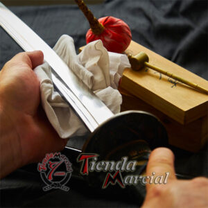 Kit de limpieza para espadas samurai, katana japonesa