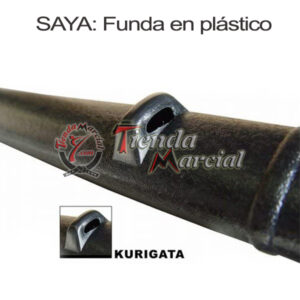 Bokken polipropileno con saya - Espada, katana Samurai para entrenamiento Kenjutsu, Ninjutsu, Kendo