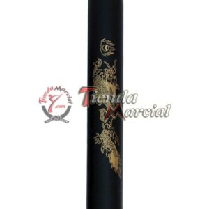 Nunchaku en foami Dragón Negro con Cadena para entrenamiento de Artes Marciales