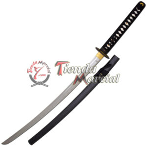 Katana Bushi; espada Samurai original fabricada a mano en acero al carbono 1045 full tang certificada