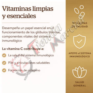 La vitamina C de Solgar de 1000 mg ayuda a apoyar un sistema inmunológico saludable durante y después del ejercicio físico.