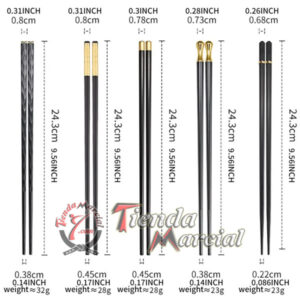 Palillos chinos, japoneses para uso en mesa. Hashi u ohashi