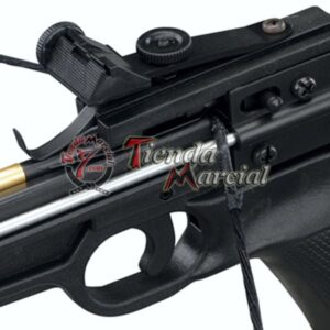 Ballesta de 50 libras con juego de 5 flechas, lista para la cacería