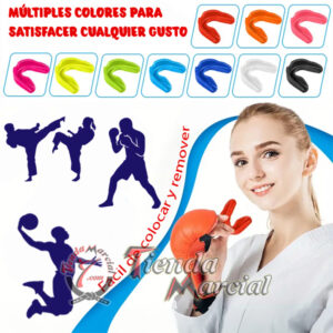 Protector bucal sencillo Unicolor para boxeo, artes marciales, mma, baloncesto