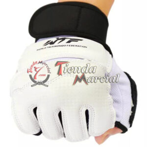 Guantes para Taekwondo WTF, WT, ITF blancos. Campeonatos y entrenamientos Artes Marciales
