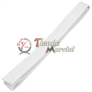 Uniforme Oficial para Taekwondo con cuello negro/rojo para jóvenes y niños con cinturón blanco