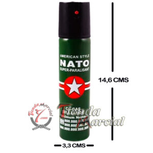 Gas pimienta Nato para seguridad, protección y defensa personal