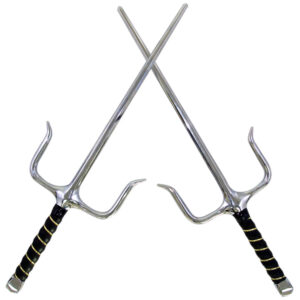Sai para Artes Marciales, Kobudo. Par de Sai fabricados en metal de alta calidad.