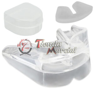 Protector bucal doble con estuche para boxeo, artes marciales, mma