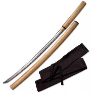 Shirasaya, espada funcional en acero al carbono 1045 full tang
