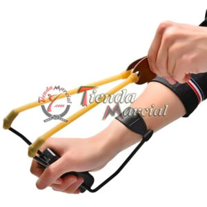 Cauchera resortera con soporte para Supervivencia