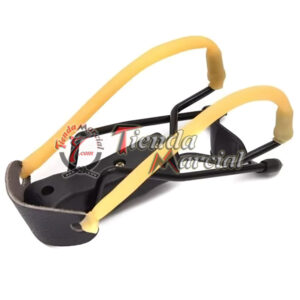 Cauchera resortera con soporte para Supervivencia