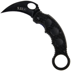 Cuchillo Karambit Táctico Militar X14 - Negro
