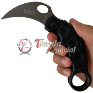 Cuchillo Karambit Táctico Militar X14 - Negro