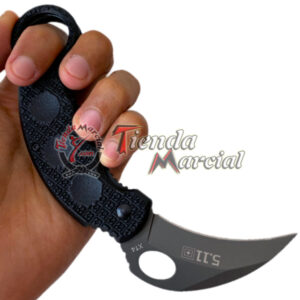 Cuchillo Karambit Táctico Militar X14 - Negro