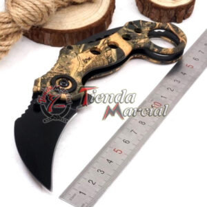 Cuchillo Filipino Karambit Táctico Militar camuflado Selva