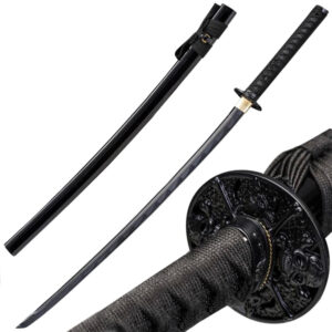 Katana Zugaikotsu, espada Samurai original en acero al carbono 1045 Full Tang