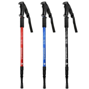 Bastón de Senderismo telescópico Antichoque, trekking y montañismo