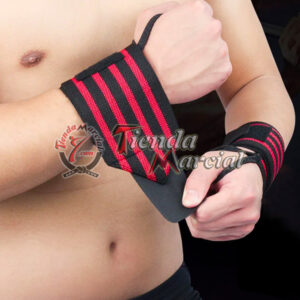 Muñequeras de soporte, vendas de protección para levantamiento de pesas