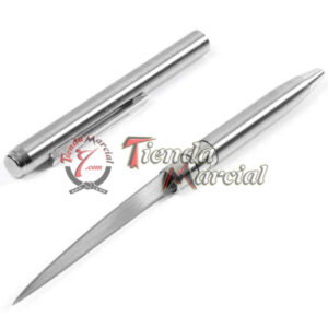 Lapicero, bolígrafo navaja para defensa personal. Cuchillo oculto en el lapicero