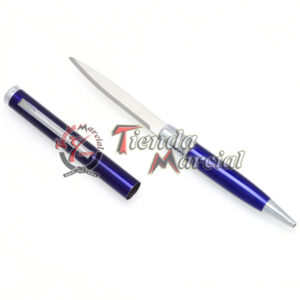 Lapicero, bolígrafo navaja para defensa personal. Cuchillo oculto en el lapicero