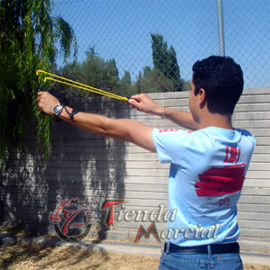 Cauchera resortera con soporte para Supervivencia