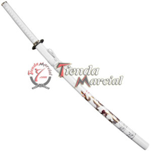 Espada katana Samurai Dragón Blanco - Réplica Exquisita de Estilo Clásico