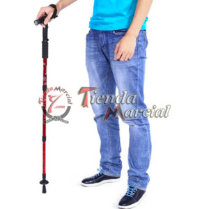 Bastón de Senderismo con Linterna LED y Brújula