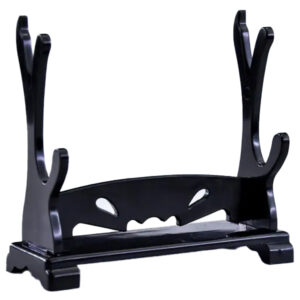 Base miniatura para espada cortapapel, soporte de mesa para 2 espadas miniaturas