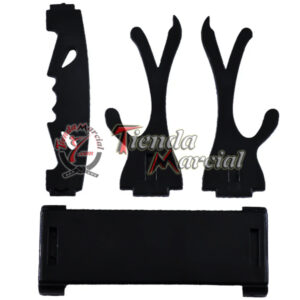 Base miniatura para espada cortapapel, soporte de mesa para 2 espadas miniaturas