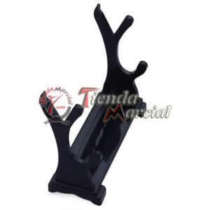 Base miniatura para espada cortapapel, soporte de mesa para 2 espadas miniaturas