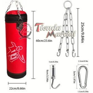 Tula Boxeo de 60 cms de largo Everlast para entrenamiento físico, MMA, Artes Marciales