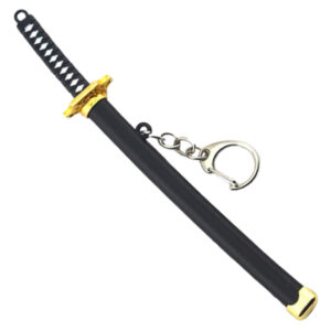 Llavero cortapapel espada Samurai, katana decorativa