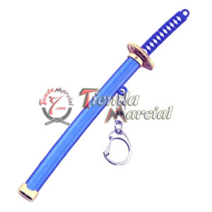 Llavero cortapapel espada Samurai, katana decorativa