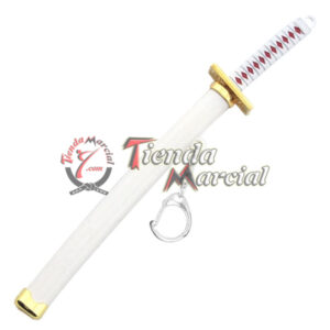 Llavero cortapapel espada Samurai, katana decorativa
