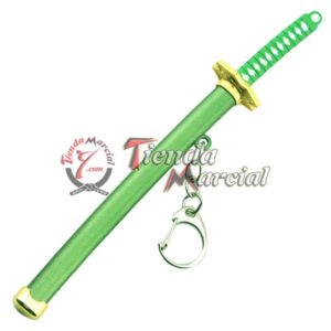 Llavero cortapapel espada Samurai, katana decorativa
