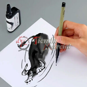 Pincel recargable para escritura japonesa, Shodô y Sumie