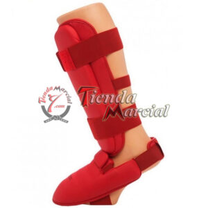 Canilleras con empeinera para Karate, espinilleras Point fighting Colombia