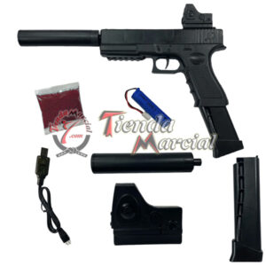 Pistola de Hidrogel Tipo Glock de gran potencia para práctica de tiro, airsoft