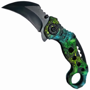 Cuchillo Filipino Karambit Táctico Militar camuflado Jungla