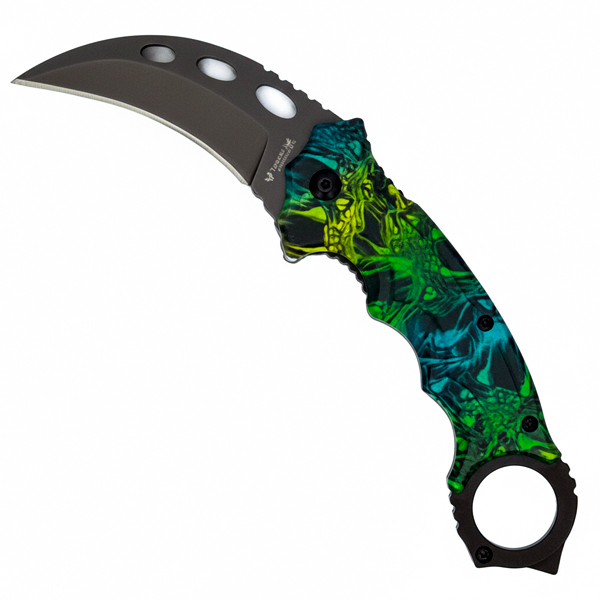 Cuchillo Filipino Karambit Táctico Militar camuflado Selva