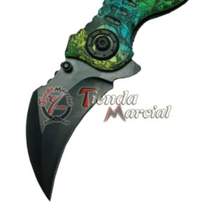 Cuchillo Filipino Karambit Táctico Militar camuflado Jungla