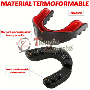 Protector bucal sencillo Bicolor para boxeo, artes marciales, mma