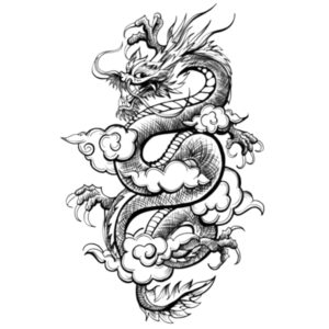 Tattoo - Tatuaje temporal con diseño oriental y de artes marciales