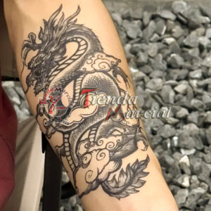 Tattoo - Tatuaje temporal con diseño oriental y de artes marciales