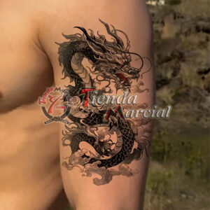 Tattoo - Tatuaje temporal con diseño oriental y de artes marciales