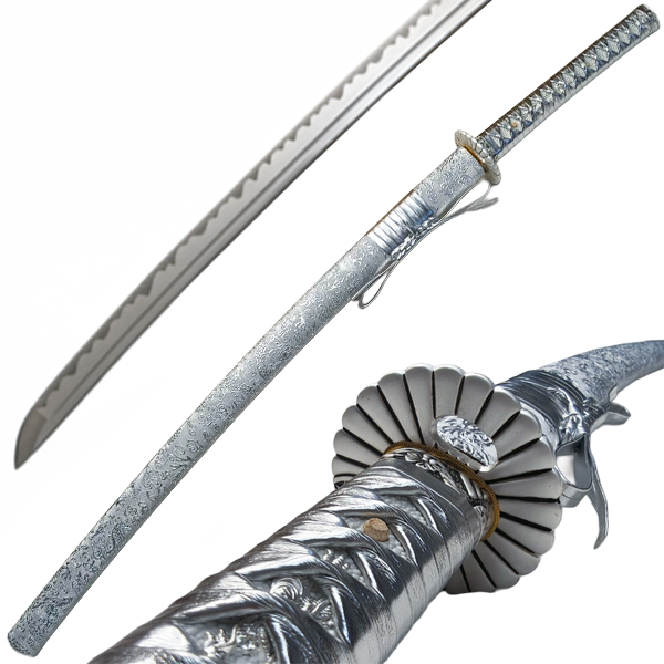 Espada Katana Samurai Inazuma Funcional acero 1060 fulltang original Tienda Marcial Colombia