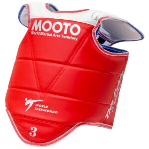 Peto – Pechera Taekwondo Reversible Rojo/Azul Profesional