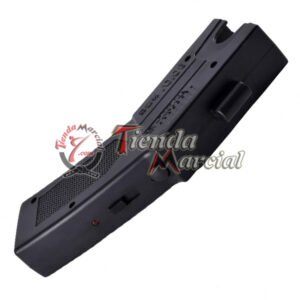 Taser de defensa personal 80KV con láser y 3 cartuchos. Disparo hasta 5 m, recargable y fácil de portar. Protección efectiva en situaciones de riesgo.